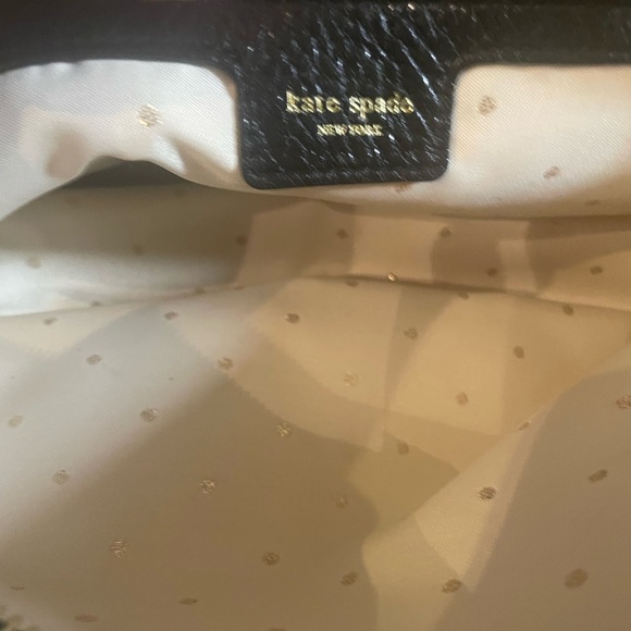 Kate Spade GOLD COAST Black quilted gold chain handbag - Picture 10 of 12